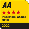 AA 4 star Inspectors' Choice Hotel 2022