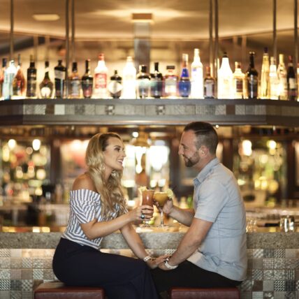 Couple at Harvey's Bar