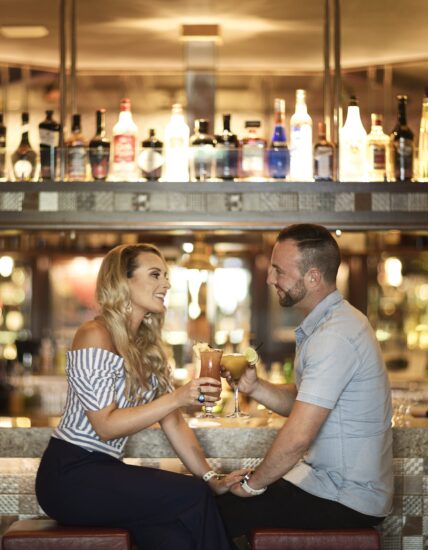 Couple at Harvey's Bar