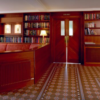 Lodge reception area