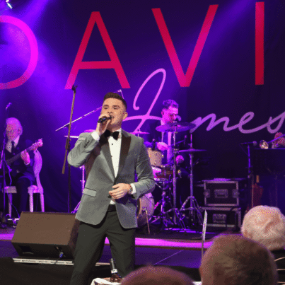 David James Cabaret Host at Harvey's Point