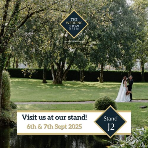 Gallery Image - Join us this weekend at The Wedding Show 2025 in the RDS Main Hall and start planning the wedding of your dreams! 💍

📅 When: Saturday & Sunday, 10 am - 5 pm
📍 Where: RDS Main Hall, Stand J2

Meet our wedding team for expert advice and exclusive insights into creating unforgettable memories for your special day at our Lakeside Wedding Venue 🥰

We can’t wait to see you there!

@weddublin 

 #WeddingshowRDS #TWS2025 #donegalwedding #harveyspoint